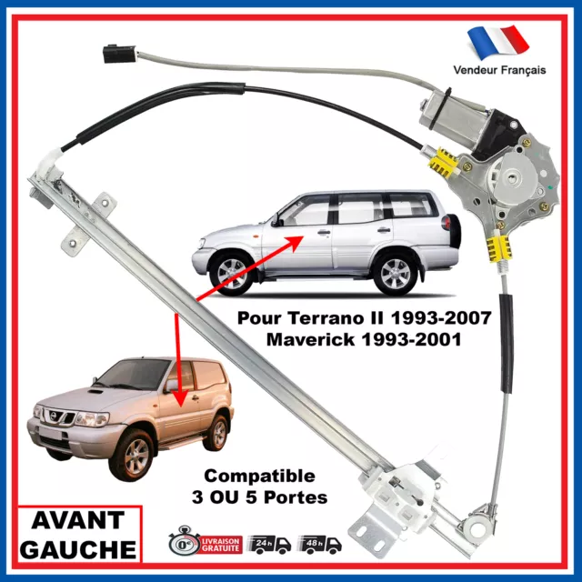 Leve Vitre électrique Avant Gauche Terrano 2 Maverick = 807010F010 807010F015