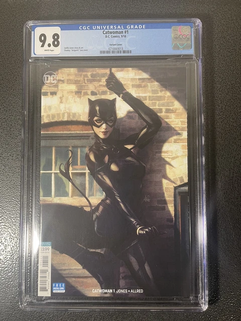 Catwoman 1 Artgerm Variant CGC 9.8 4216669018 DC Comics