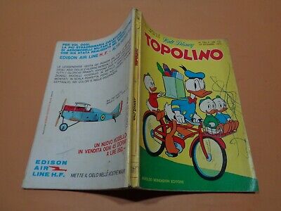 Topolino N° 786 Originale Mondadori Disney Molto Buono 1970 Bollini + Cedola