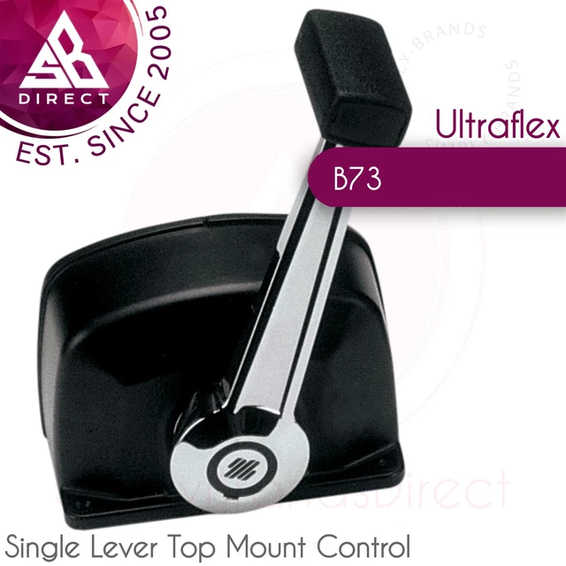 ULTRAFLEX B73 SINGLE Lever Dual Action Top Mount Control│For Marine
