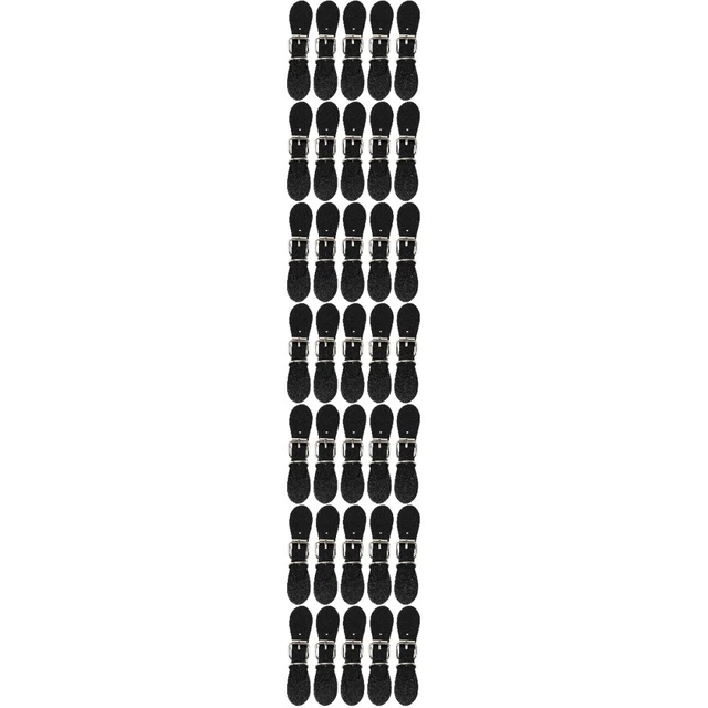 35 Pairs Wooden Sewing Buttons Duffle Closure Metal Buckle Cloak