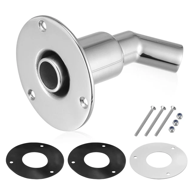 Coque Traverante Échappement Peau Raccord pour 22mm 0.87 Pouce Tube Tuyau