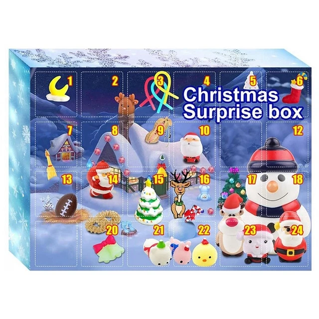Calendrier De L'Avent Princesse – 24 Jours, 12 Figurines Transformables + 12 Robes/accessoires, Boîte 33x5x33 Cm, Pour Filles, Cadeau Noël Déformable