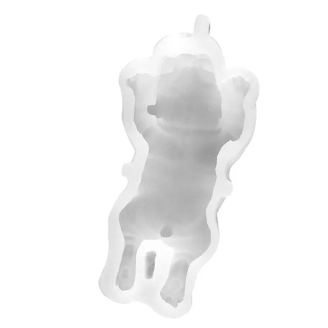 Weiß Schokoladenform Hund 3D-Welpen-Silikonform Kuchenform Für Hunde