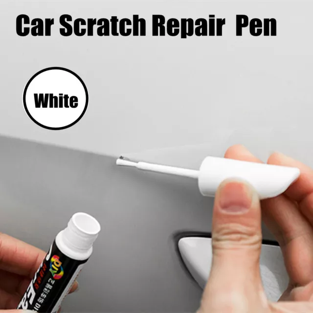 White Car Paint Repair Pen Clear Scratch Remover Tool Touch Up Pen Accessories