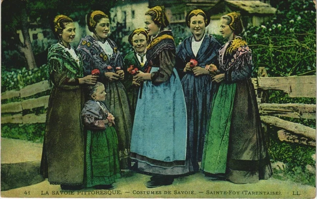 CPA SAINTE-FOY-TARENTAISE Costumes of Savoy - Tarentaise - Types (1191223)