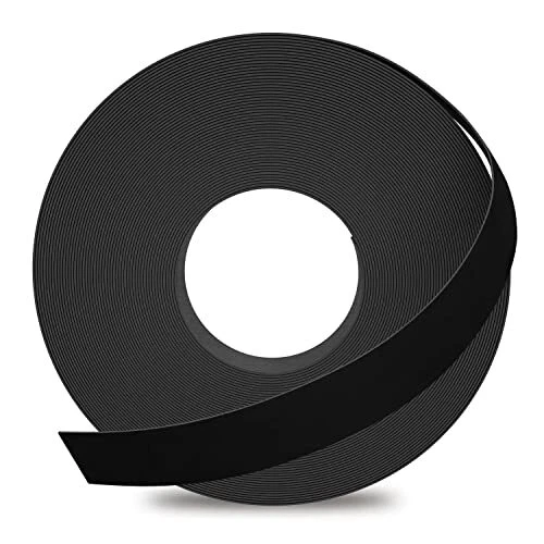 GSCIT Club Black Edge Banding 3/4" x 25ft Non Glued PVC Edge Banding Flexible...
