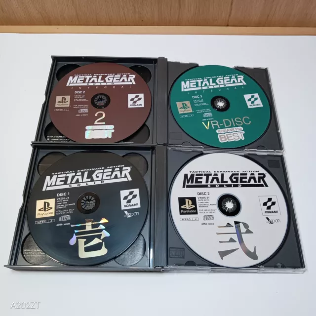 Metal Gear Solid and Integral Lot of 2 PS1 PlayStation 1 Konami Japan Import 3