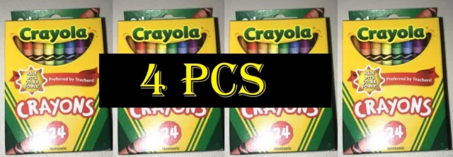 CRAYOLA CLASSIC CRAYONS Featuring Bluetiful, 24 Count - 4pcs $13.95 -  PicClick