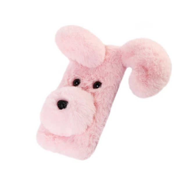 Coque pour téléphone à motifs en peluche douce Mignon Mode Hiver Garder