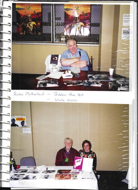 Photo Album Star Wars Sci Fi Convention Actors R2D2 Jabba Blackpool 1998