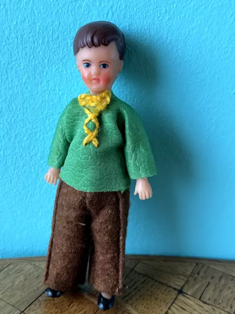 Mann Ari  Püppchen Puppe Gummi  Puppenstube Puppenhaus 1:12 dollhouse doll