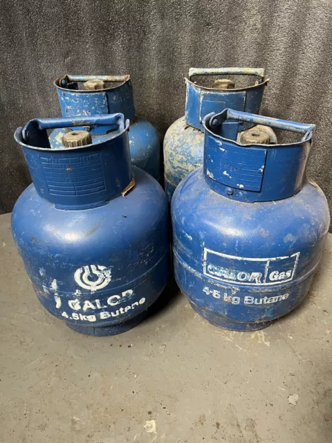 4.5kg Calor Gas Butane Empty Gas Bottle ALL with Regulators -4 Bottles available