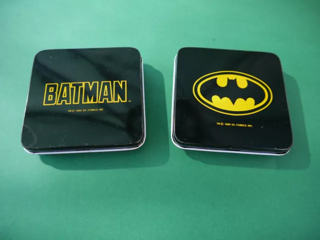 2x Batman Blechdose Dose Box Etui Zigarettendose Zigarettenetui Zigarettenbox