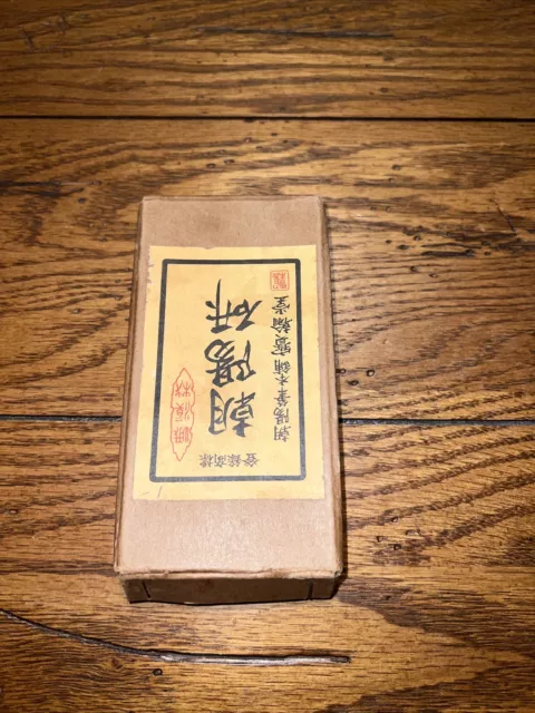 Old Ink Stone 12 x 8 cm Vintage Suzuri Sumi Grinder Calligraphy Shodo Shuji Tool