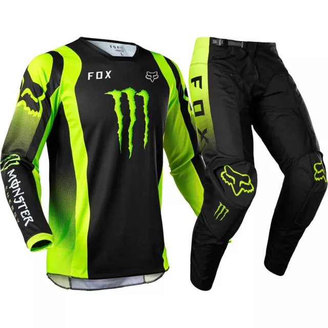 Fox Racing 180 Motocross Jersey & Pants Combo Gear Set Kit