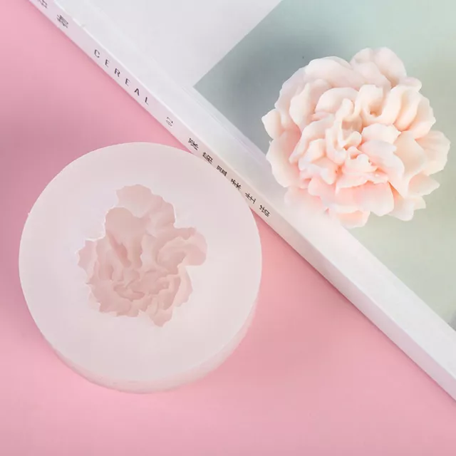 Flower Shape Soap Silicone Mold 3D DIY Candle Form Soap Mould Cake Decoration_wf