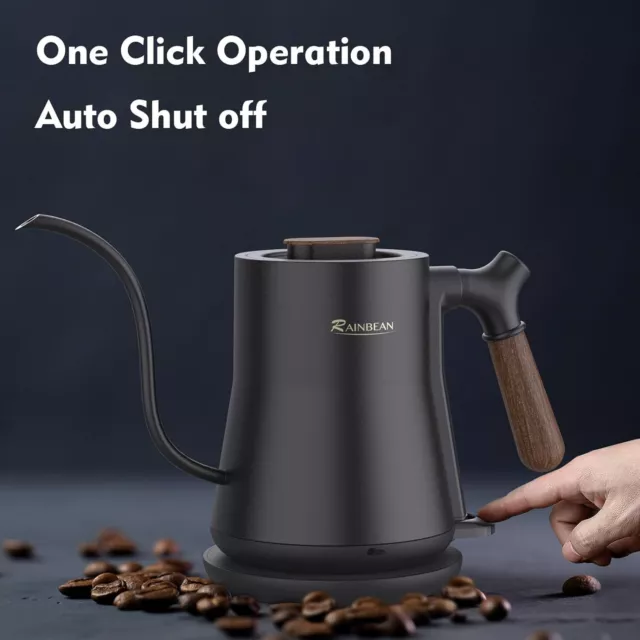 Gooseneck Electric Kettle, Pour Over Coffee Kettle Hot Water Tea Kettle,Stainles