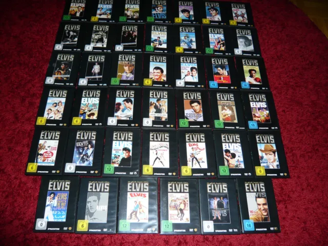 Auswahl-Elvis - ( Sammler Edition)  de Agostini  und andere - nur die DVDs