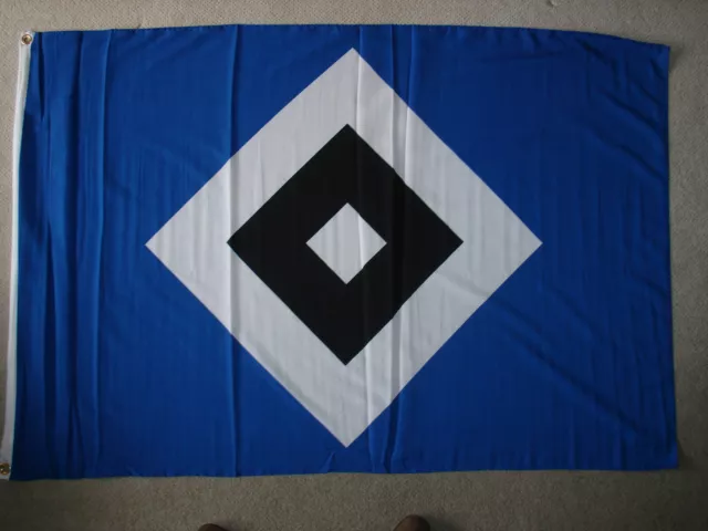 HSV Fahne  Flagge  Neu ca.120 x 180 cm mit 2 Ösen Hissfahne Schrebergarten