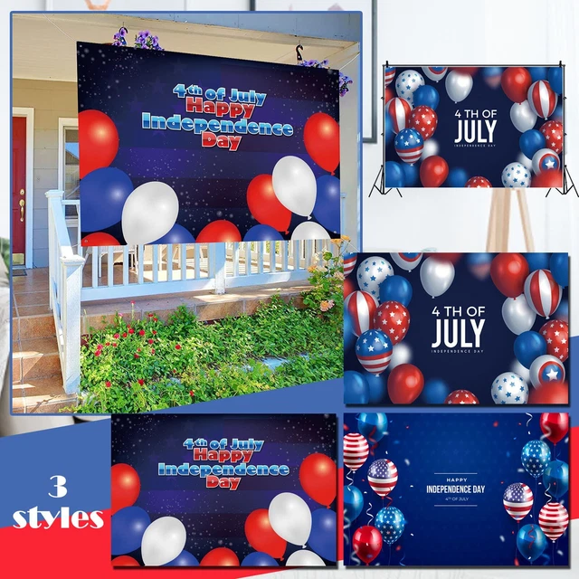Patriotic Party Decoration Background Cloth Sign Independence Day Independence