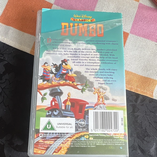 WALT DISNEY CLASSICS Dumbo 1994 VHS Video Tape £6.52 - PicClick UK