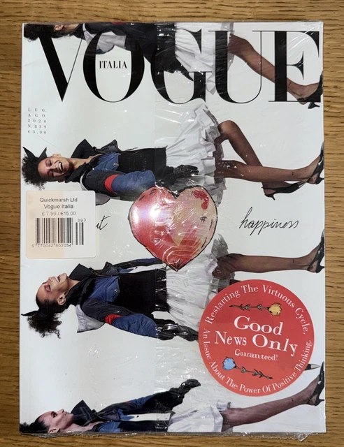女性情報誌 Vogue Italia Magazine July/August 2020 VOGUE ITALIA NO 839 July/August 2020 BRAND NEW & SEALED £13.47