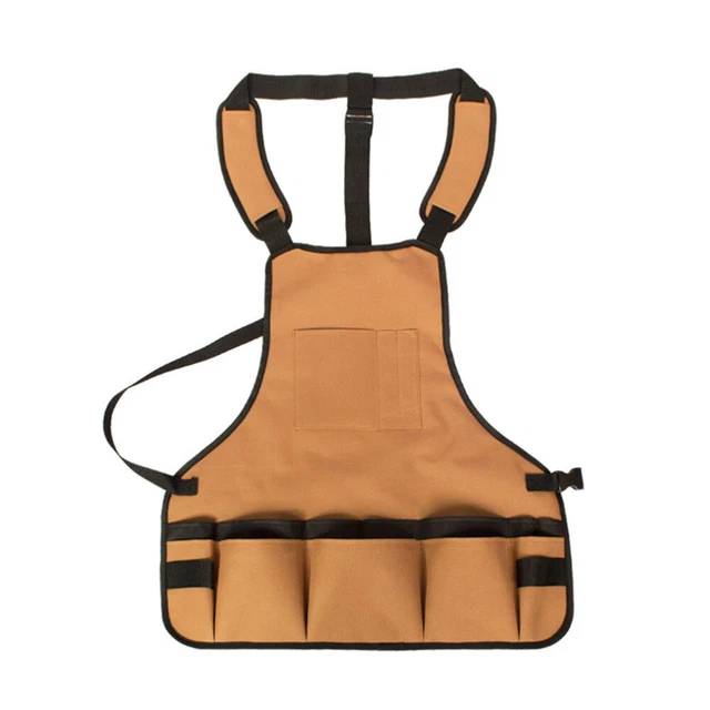 Bolsa de transporte para hombres ropa de trabajo para hombres delantal multifunción café