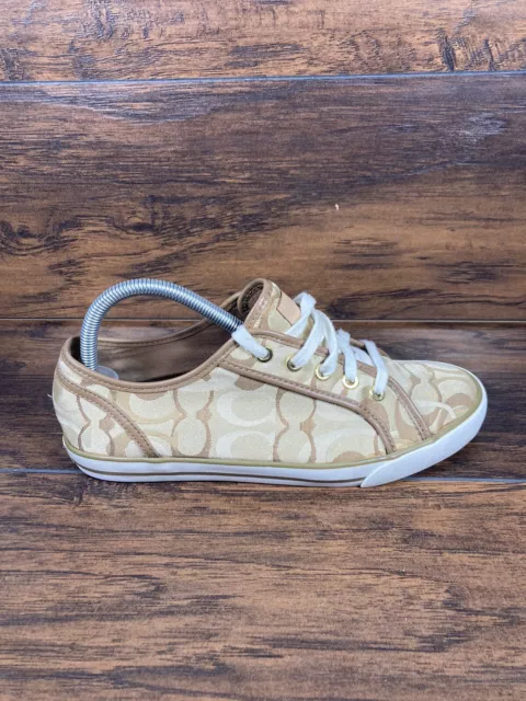 Euc Coach Dee Brown Signature Sneakers Shoes 9B