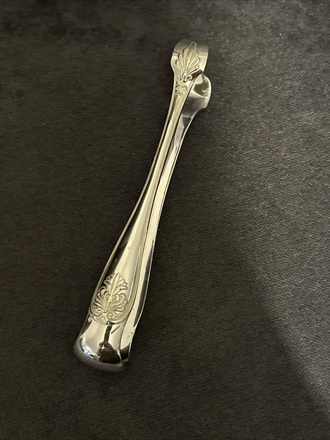Pince à Sucre Christofle Malmaison - Métal Argenté, 19 Cm, Comme Neuve
