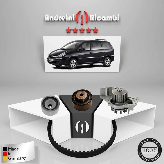 Kit Courroie Distribution + Pompe à Eau Bisenya Pour Moteur 2.0 HDi - Compatible Peugeot 308/508, Citroën C4/C5, DS4/DS5, Etc.