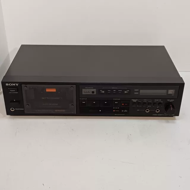 Sony TC-R302 Stereo Cassette Deck TESTÉ Auto-Reverse Dolby B/C Servo Control Syn