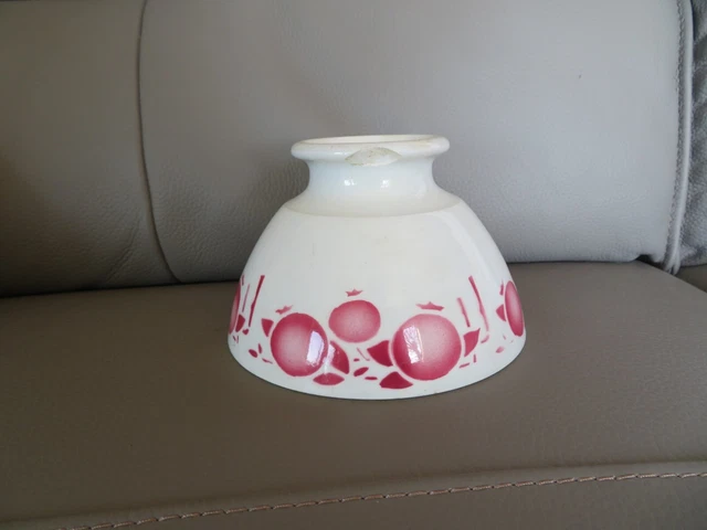 ancien bol de style Digoin décor géométrique