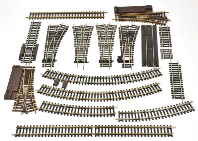 HORNBY 2 3 Rail 00 Gauge Train Track Sections Curves Choose