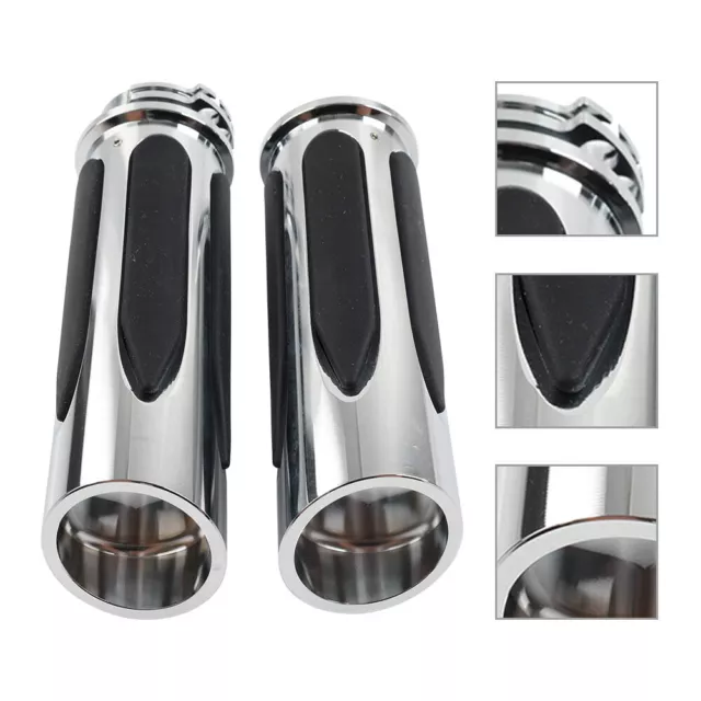 Handlebar 1" Hand Grips For Harley Touring Softail Dyna