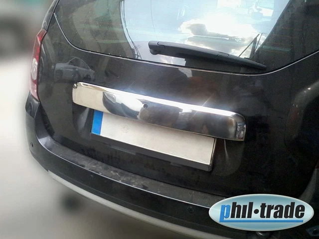 EDELSTAHL KOFFERRAUMLEISTE über KENNZEICHEN Für NISSAN QASHQAI J10