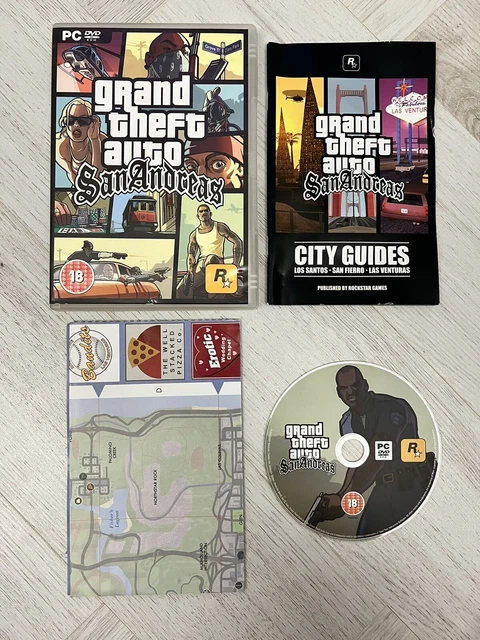 GRAND THEFT AUTO GTA SAN ANDREAS PC DVD Rom neuf dans son emballage ...