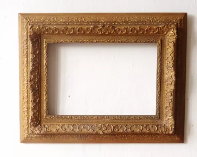 Cadre à La Berain, Style Louis XIV, Bois Et Stuc Doré, époque XIX ème Pour Table