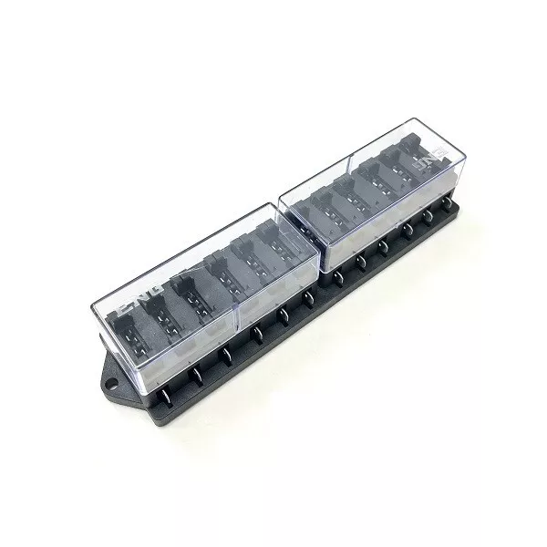 12 Way Blade Fuse Holder Fusebox  - Marine Kit Car Boat HGV 12/24V