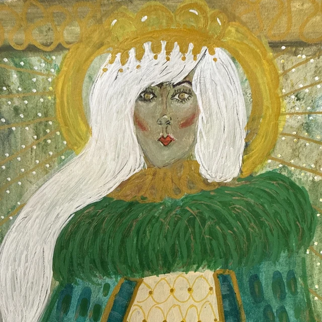 EMERALD WOMEN PAINTING $28.42 - PicClick CA