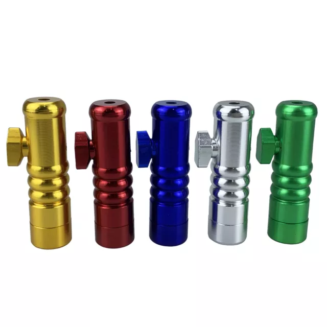 Fashionable Metal Snuff Bottle Pipe Mini Portable Detachable Metal Small Pipe