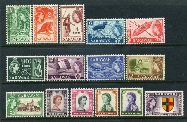 Sarawak SG 188-202 Sc 197-211 Mint QE II Pictorial Set MNH Set £120 3A5 65A