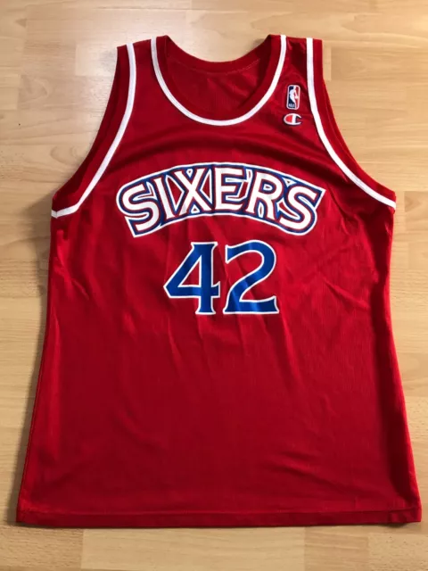 Philadelphia 76ers Jerry Stackhouse Champion Basketball NBA Trikot L 44 Jersey