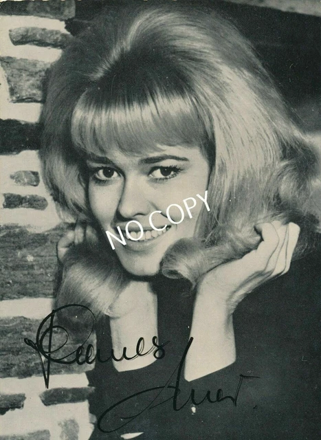 100% AUTOGRAPHE ORIGINAL Autographe Carte Dédicacé Hannelore Auer E1.24 ...