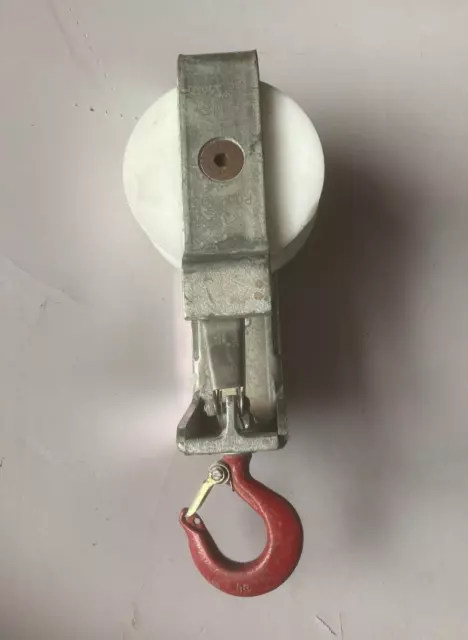 Snatch Block with Swivel Shackle Hook Tree Surgeon Rigging Heavy Duty