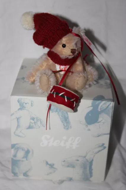 STEiFF Teddy bar Little Drummer Boy  038839 collection neuf 11 cm