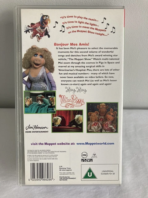 THE VERY BEST Of The Muppet Show VHS Tape Volume 2 Vintage TV Jim ...