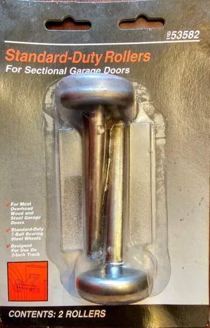 Craftsman 953582 dos (2) rodillos de puerta de garaje estándar, todos constructos de acero