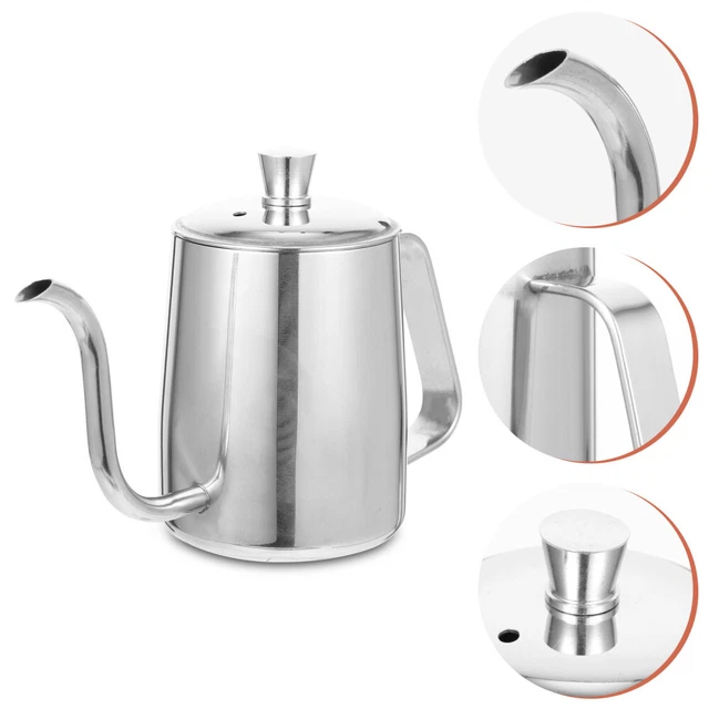 Takahiro Bollitore In Acciaio Inox Per Caffè Pour Over - Beccuccio Extra Fine 0.9L - Prodotto Artigianale Giapponese Da Tsubame