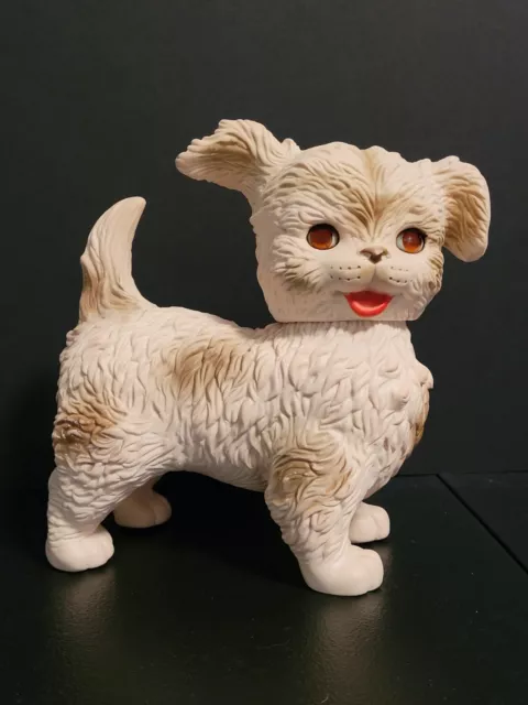 Vintage~Edward Mobley~Batty Eyed Dog Squeak Toy 10" Tall Arrow Rubber Co. 1960s
